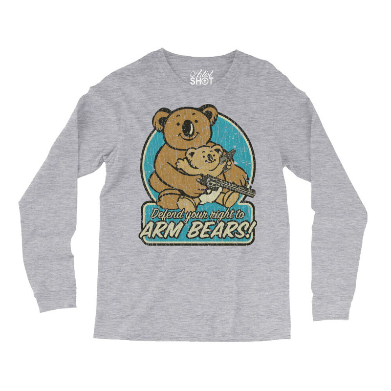 Defend Your Right To Arm Bears 1998 Humor Long Sleeve Shirts by oskenhebaap | Artistshot