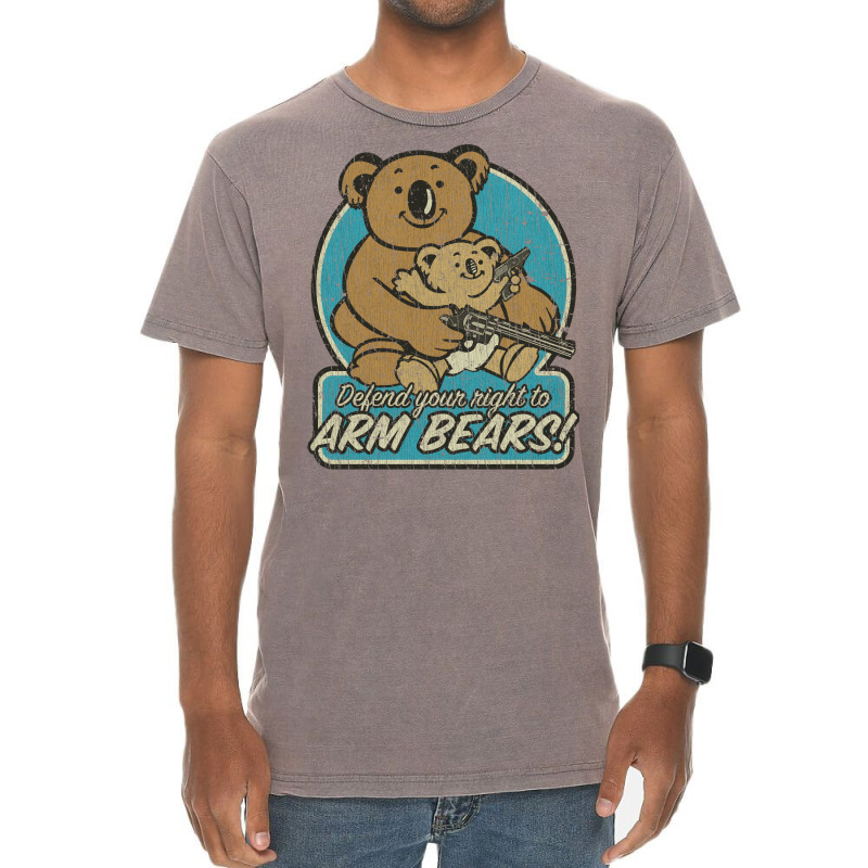 Defend Your Right To Arm Bears 1998 Humor Vintage T-Shirt by oskenhebaap | Artistshot