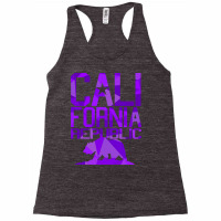 California Republic Bear (juicy Purple Version) Racerback Tank | Artistshot