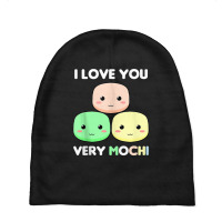 Asian Food Japanese Dish Mochi Dessert Rice Cake Japan Baby Beanies | Artistshot