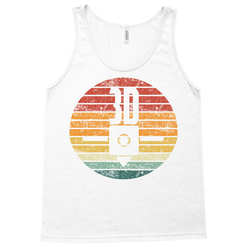 Distressed Vintage 3d Printer Sunset For The Maker Quote Boy Tank Top | Artistshot