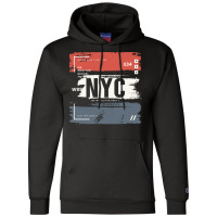 Nyc New York City Designs Green Champion Hoodie | Artistshot