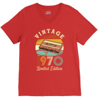 Vintage 1970 Nostalgia V-neck Tee | Artistshot