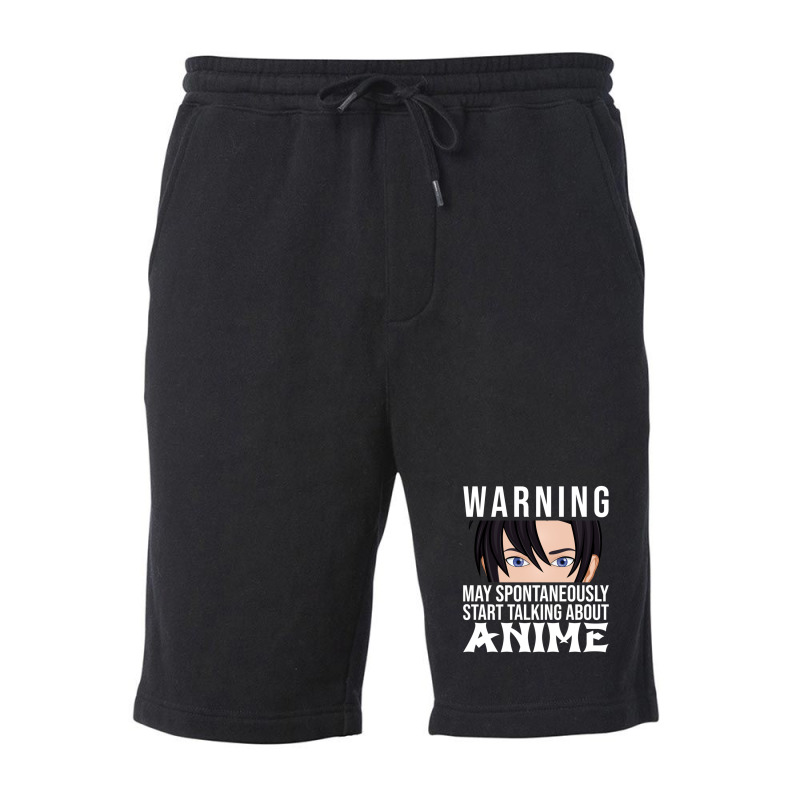 May Spontaneously Start Talking About Anime Fleece Short | Artistshot