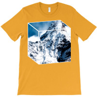 Mountain Photo In 3d Shape Girl T-shirt | Artistshot