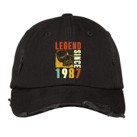 Legend Since 1987 Love Vintage Cap | Artistshot