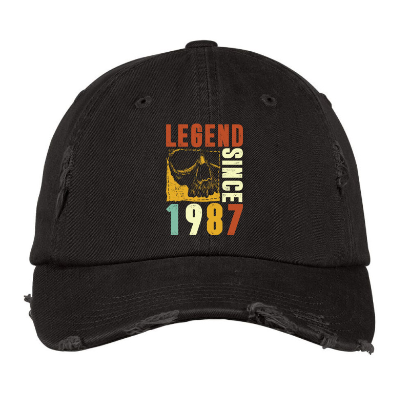 Legend Since 1987 Love Vintage Cap by quningakaara8 | Artistshot