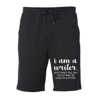 I Am A Writer Cool Fleece Short | Artistshot