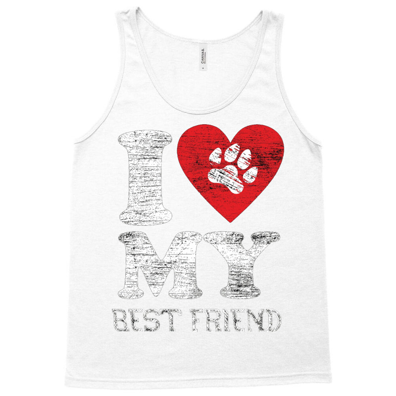 I Love My Best Friend Aesthetic Tank Top | Artistshot