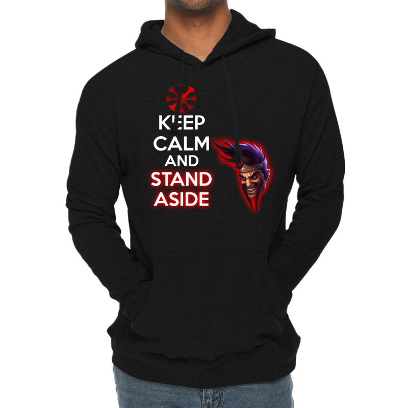 Keep Calm And Stand Aside Lightweight Hoodie by zahidkudsit | Artistshot