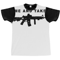 Come And Take It Ar15 Distressed Graphic T-shirt | Artistshot