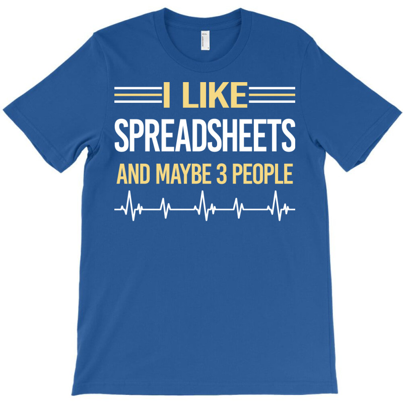 3 People Spreadsheet Spreadsheets Girl T-shirt | Artistshot