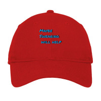 Maybe Swearing Will Help Boy Adjustable Cap | Artistshot