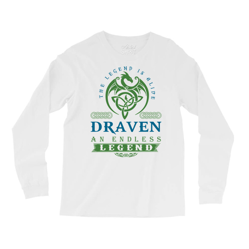 Legend T Shirt   Legend Shirt   Legend Tee   Draven An Endless Legend Long Sleeve Shirts | Artistshot