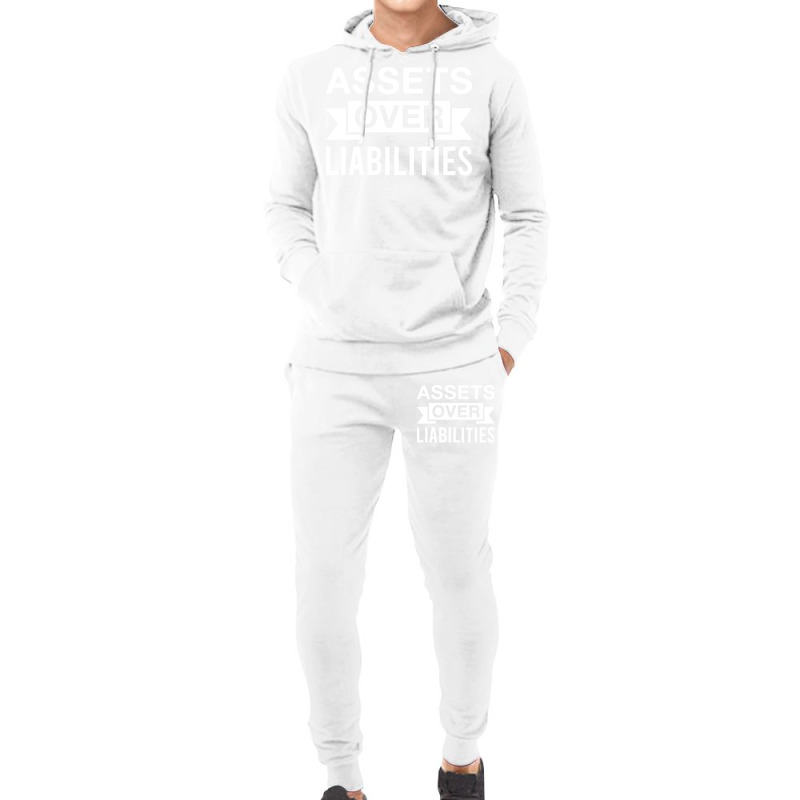 Assets Over Liabilities Finance Entrepreneur Accountant Hoodie & Jogger Set | Artistshot