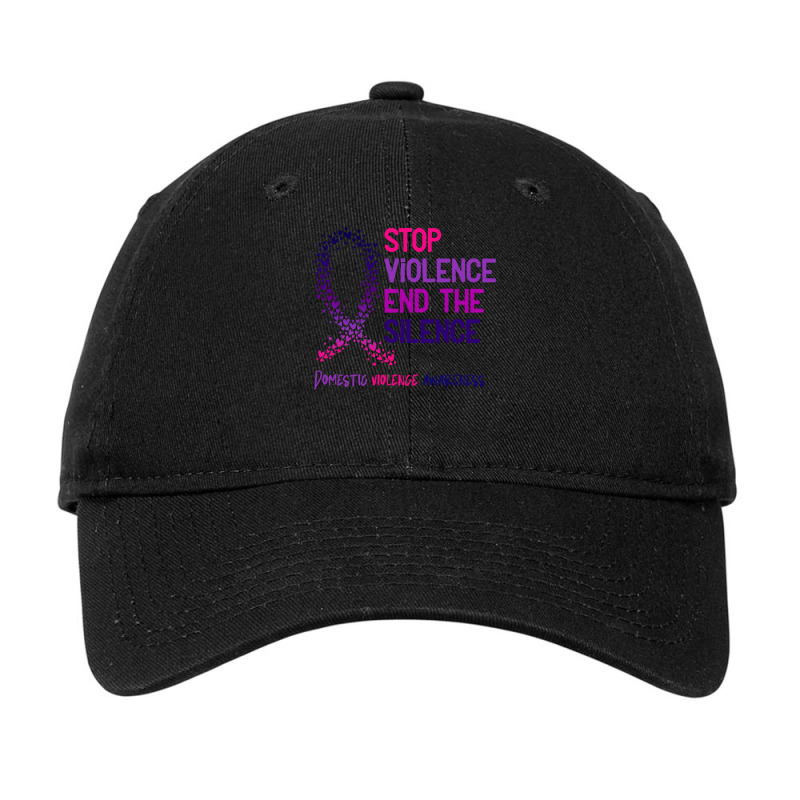 Stop Violence And The Silence Domestic Violence Awareness Cute Adjustable Cap by lagunoeudosit | Artistshot