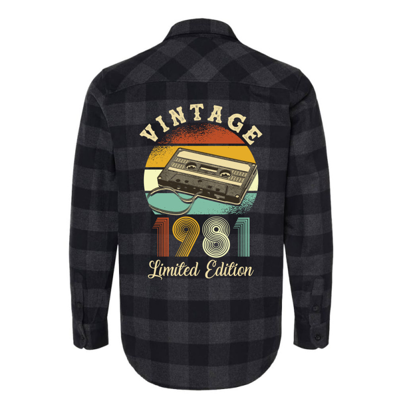 Vintage 1981 Aesthetic Flannel Shirt | Artistshot