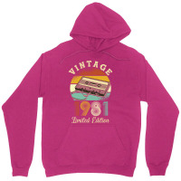 Vintage 1981 Aesthetic Unisex Hoodie | Artistshot