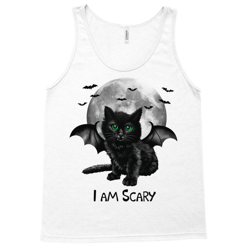 Scary Cat Tank Top | Artistshot