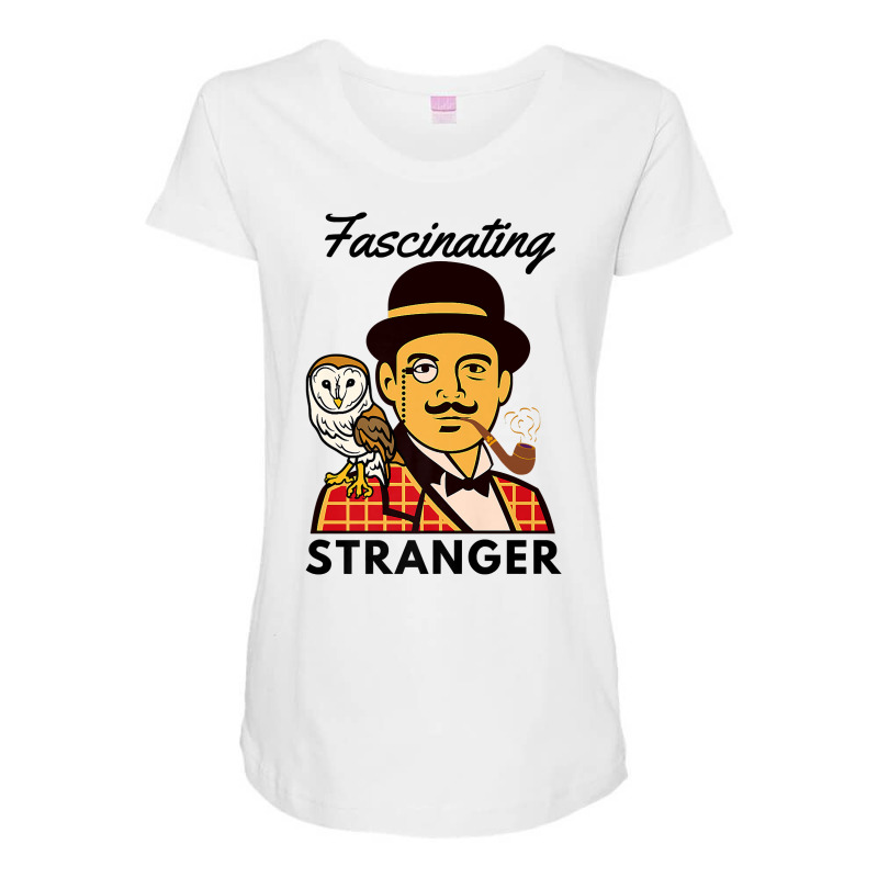 Fascinating Stranger Premium T Shirt Maternity Scoop Neck T-shirt by atereabag | Artistshot