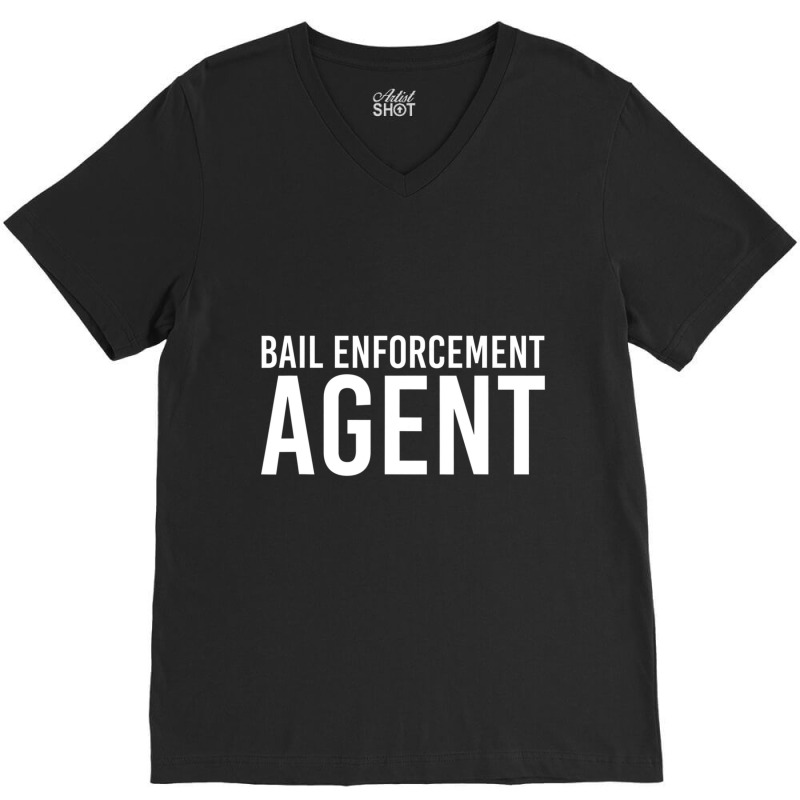 Bail Enforcement Agen Officer Bounty V-neck Tee | Artistshot