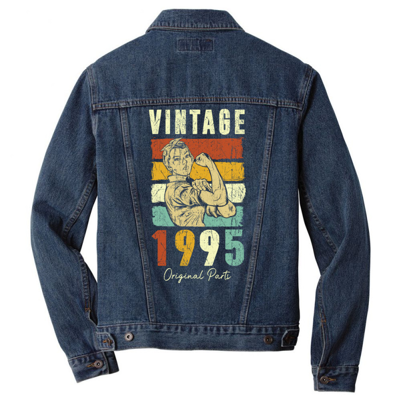 Vintage 1995 Original Parts Girl Men Denim Jacket by suitonaghm6 | Artistshot