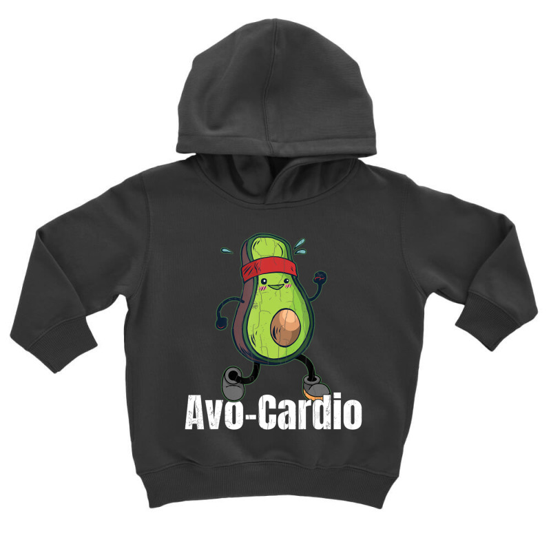 Avo-cardio Vegetarian Vegan Vegetables Food Lover Toddler Hoodie by tiennguyen | Artistshot