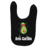 Avo-cardio Vegetarian Vegan Vegetables Food Lover Baby Bibs | Artistshot