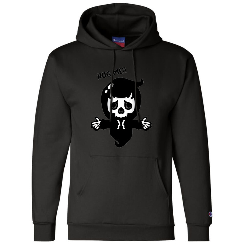 Cartoon Grim Reaper Want Hug Champion Hoodie by prattershop | Artistshot