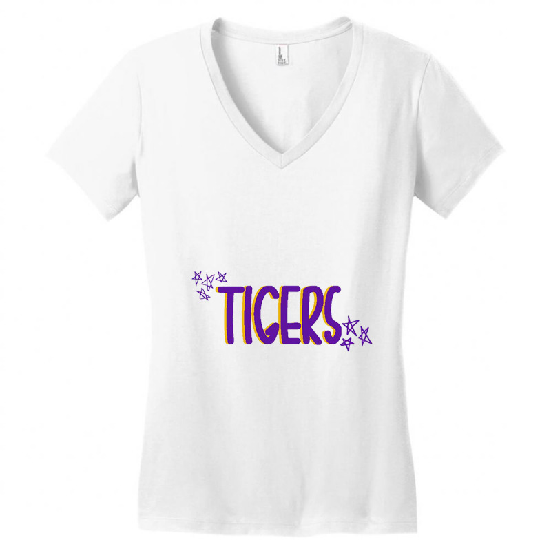 Lsu Corner Stars Women's V-Neck T-Shirt by MedaCremin | Artistshot