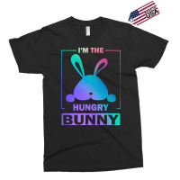 Im The Hungry Bunny T  Shirt Funny Colorful Bunny, I'm The Hungry Bunn Exclusive T-shirt | Artistshot