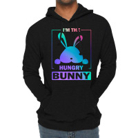 Im The Hungry Bunny T  Shirt Funny Colorful Bunny, I'm The Hungry Bunn Lightweight Hoodie | Artistshot