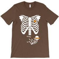 Pregnant Skeleton Baby Costume Halloween Maternity Ninja Ladies T-shirt | Artistshot