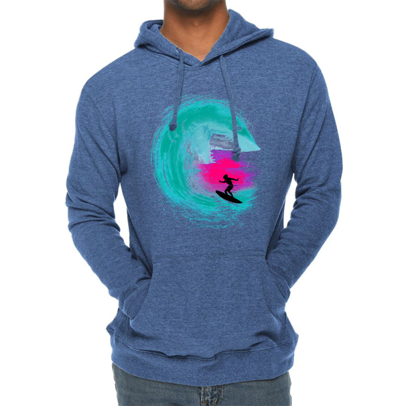 Shark Attack Lightweight Hoodie | Artistshot