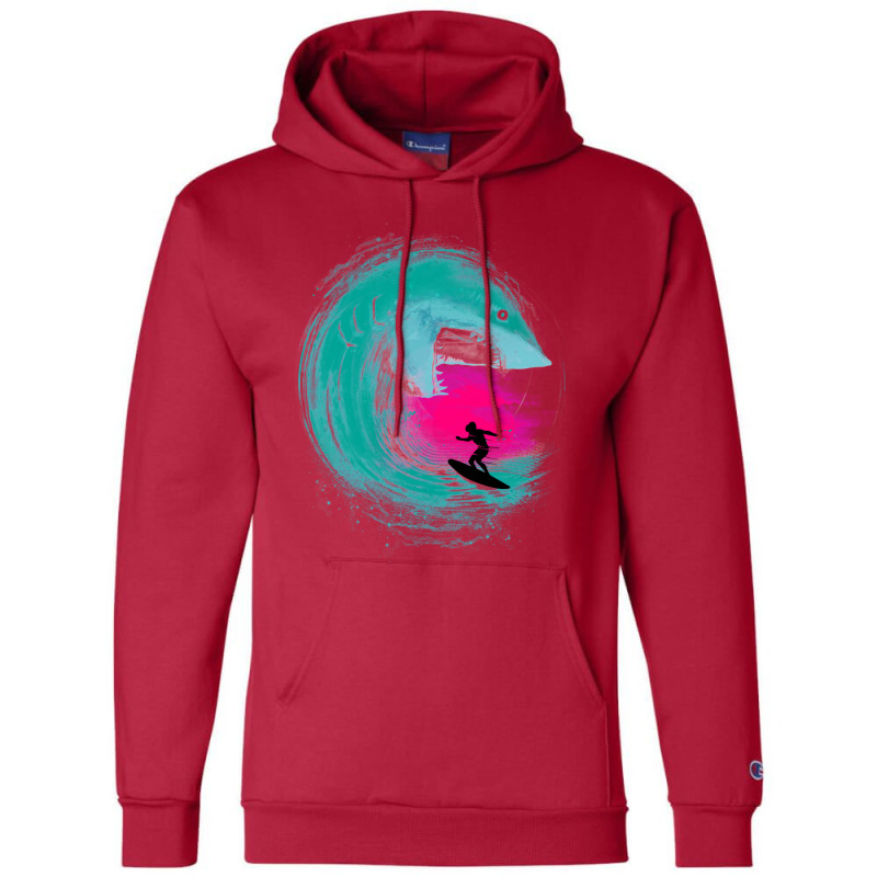 Shark Attack Champion Hoodie | Artistshot