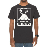 Im The Hungry Bunny T  Shirt I'm The Hungry Bunny Funny Matching Famil Vintage T-shirt | Artistshot