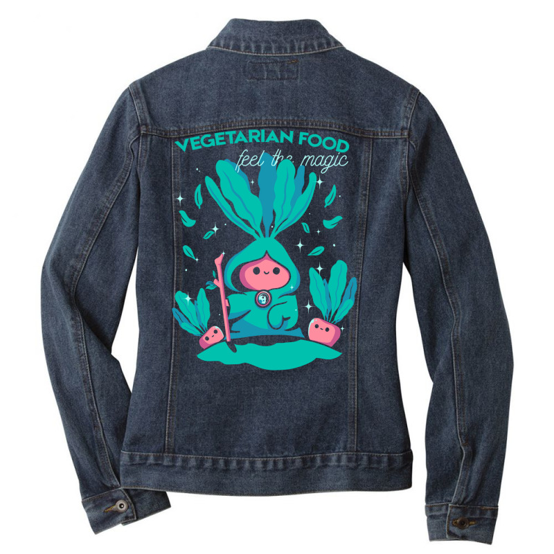 Feel The Magic Ladies Denim Jacket by daeerverjii | Artistshot