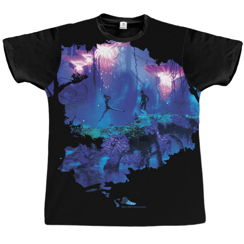 Avatar Pandora Jellyfish Forest Poster Long Sleeve T Shirt Graphic T-shirt | Artistshot