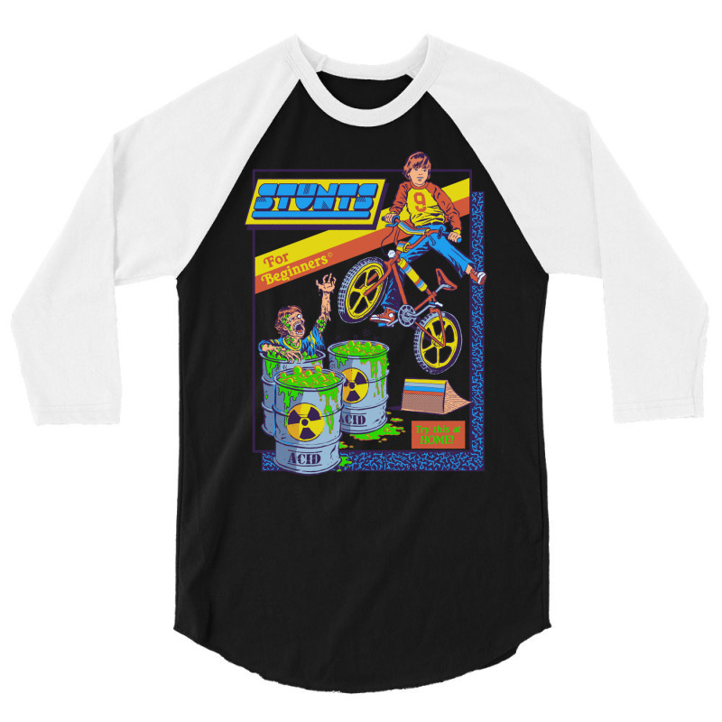 Stunts For Beginners 3/4 Sleeve Shirt | Artistshot