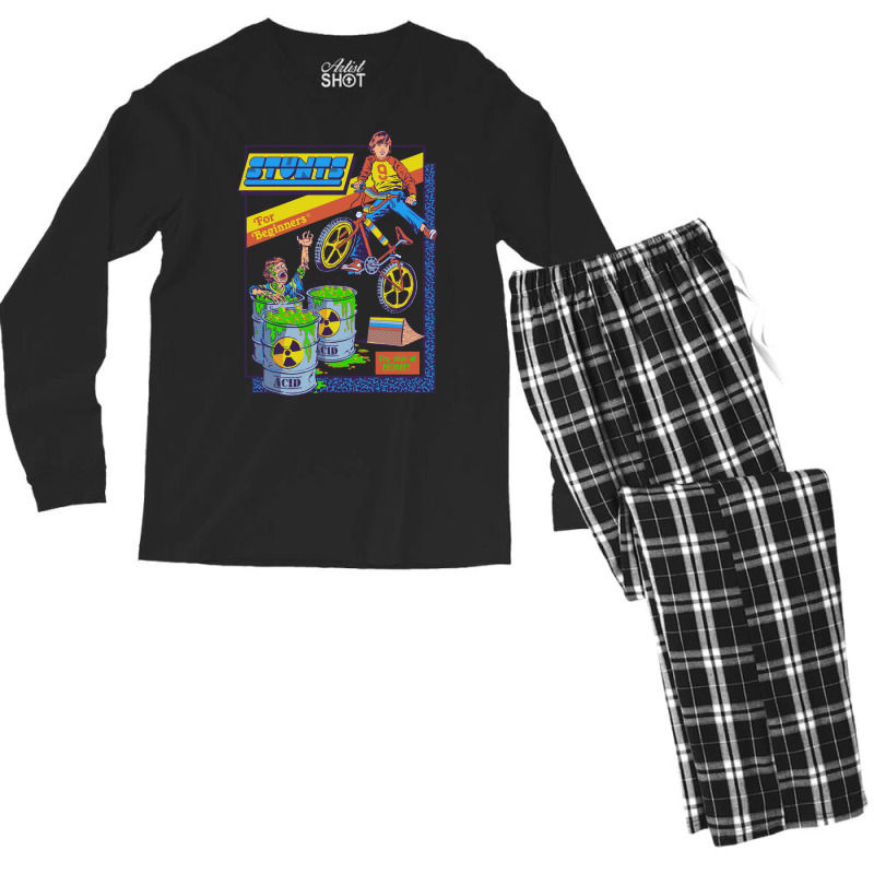 Stunts For Beginners Men's Long Sleeve Pajama Set | Artistshot