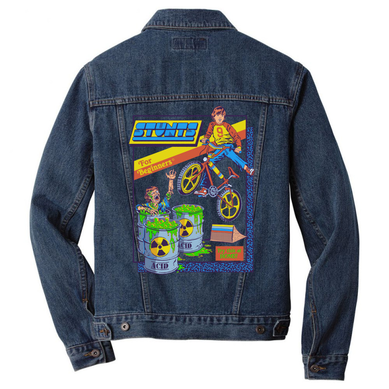 Stunts For Beginners Men Denim Jacket | Artistshot