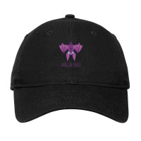 Hang In There Wacky Vampire Bat Adjustable Cap | Artistshot