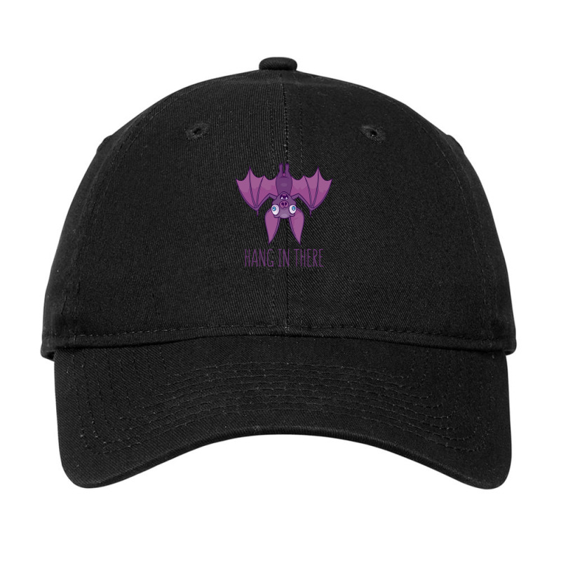 Hang In There Wacky Vampire Bat Adjustable Cap by nawawi12 | Artistshot