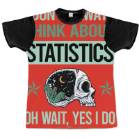 Funny Skeleton Yes I Do Statistics Aesthetic Graphic T-shirt | Artistshot