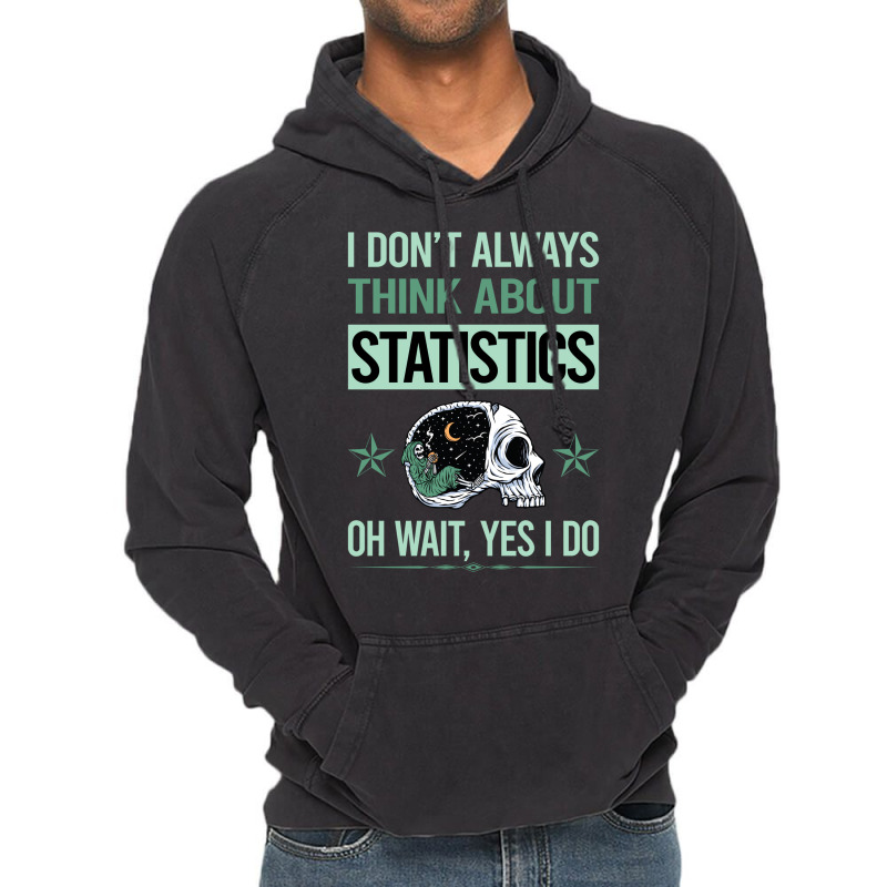 Funny Skeleton Yes I Do Statistics Aesthetic Vintage Hoodie | Artistshot