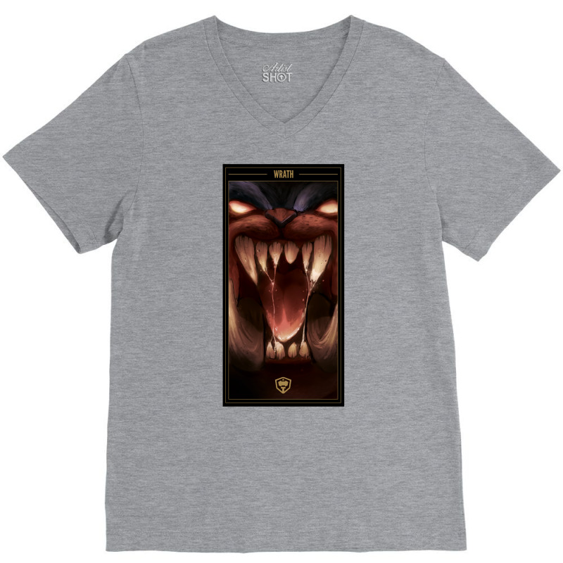 Mega Gnar V-neck Tee | Artistshot