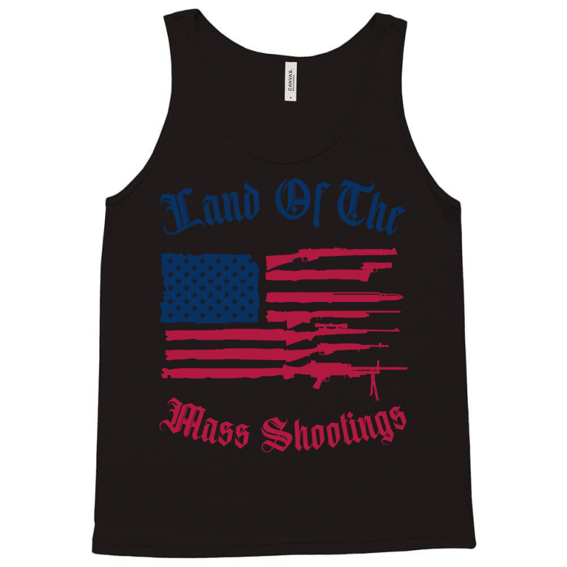 Land Of The Mass Shootings Hippie Tank Top by laihanmoratx | Artistshot