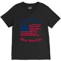 Land Of The Mass Shootings Hippie V-neck Tee | Artistshot