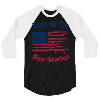 Land Of The Mass Shootings Hippie 3/4 Sleeve Shirt | Artistshot