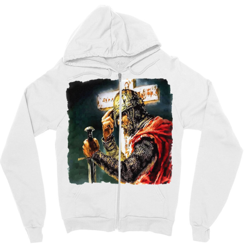 Crusader Knight Usyk Champion Zipper Hoodie | Artistshot